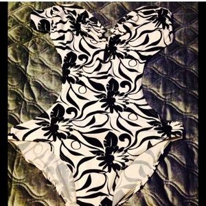 Black and white one piece